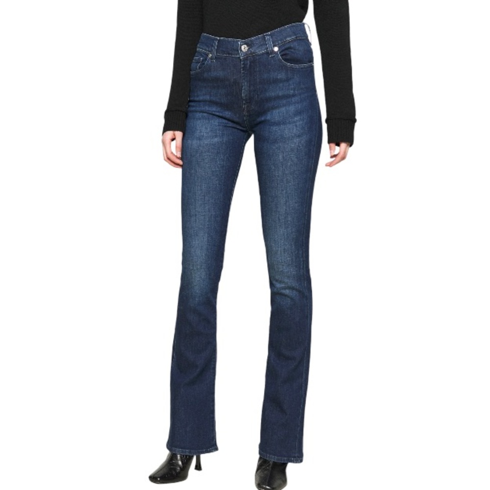 7FAM 7 For All Mankind Bootcut Women’s Dark Wash Blue Jeans Size 28